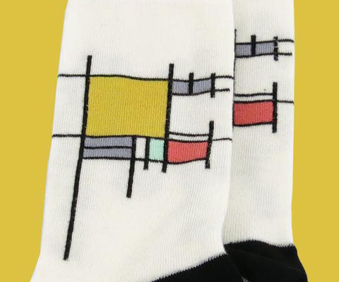 De Stijl Inspired Bamboo Socks