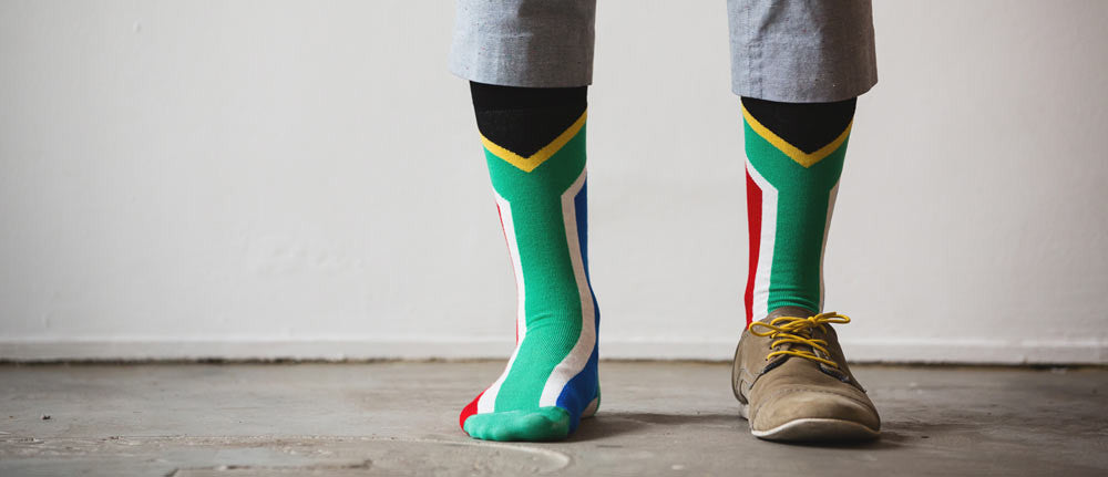 South African Flag Socks