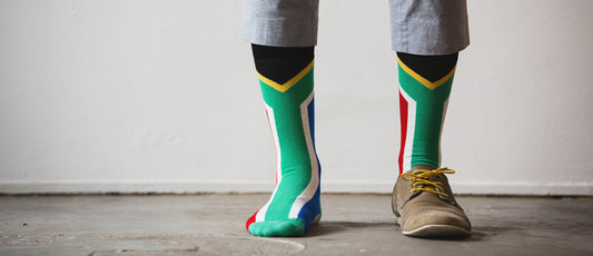 South African Flag Socks