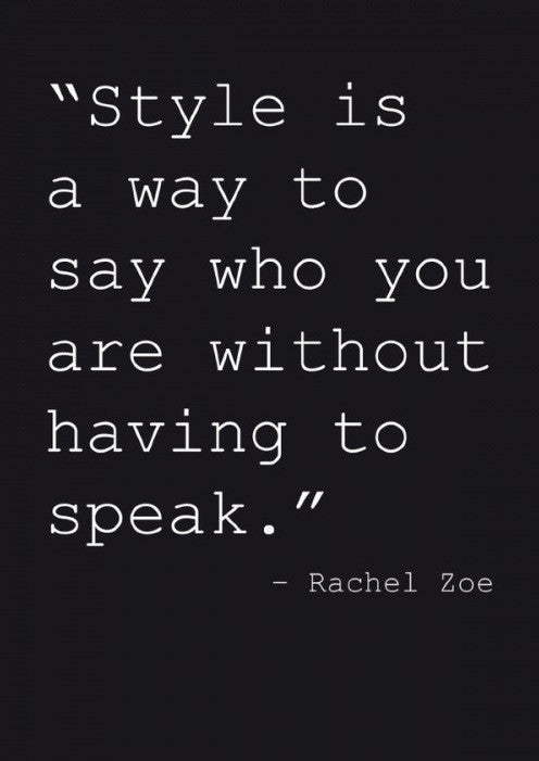 Your Style is your own