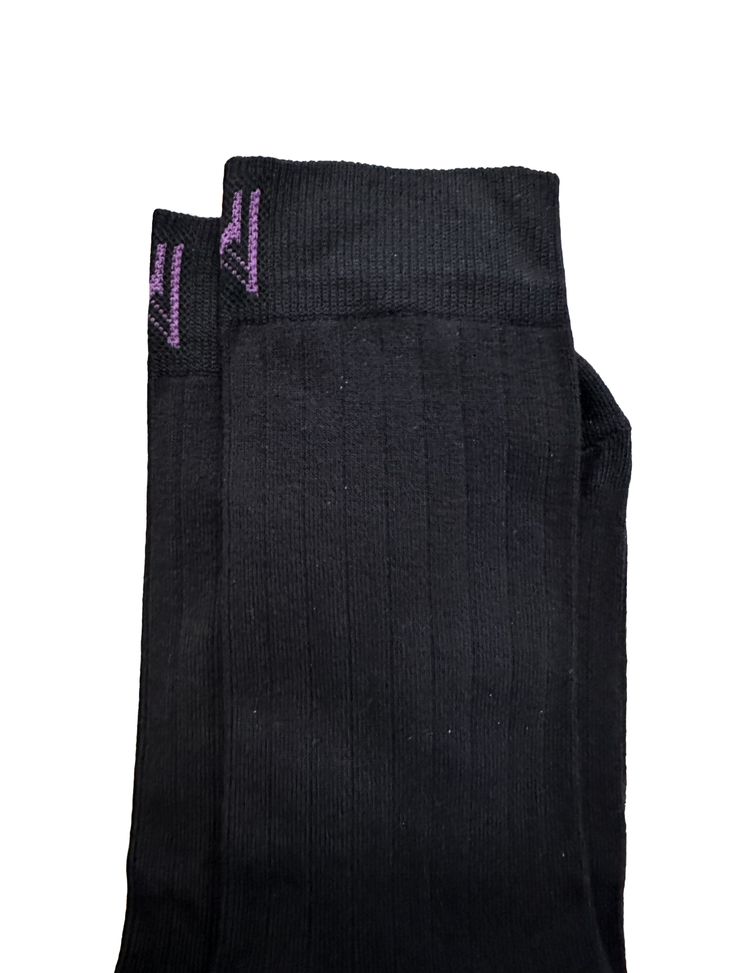 Black Ribbed Sock (7-11)