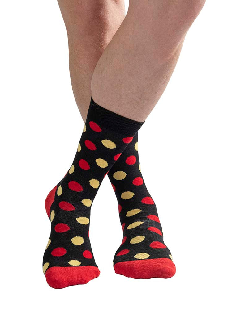 Red Hot Polka Sock