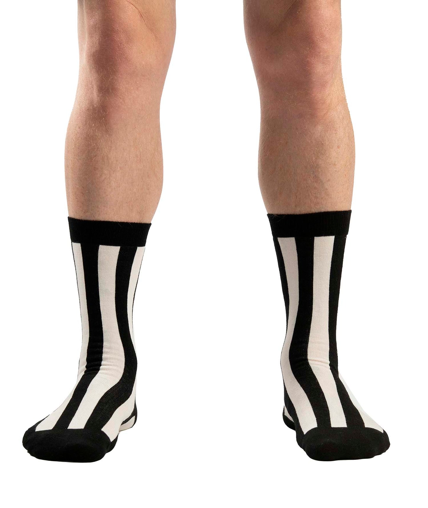 Black Pinstripe Sock