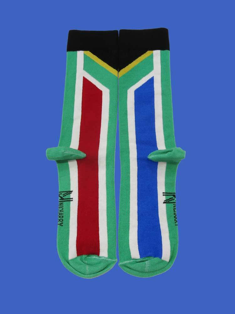 South African Flag Sock (7-11)
