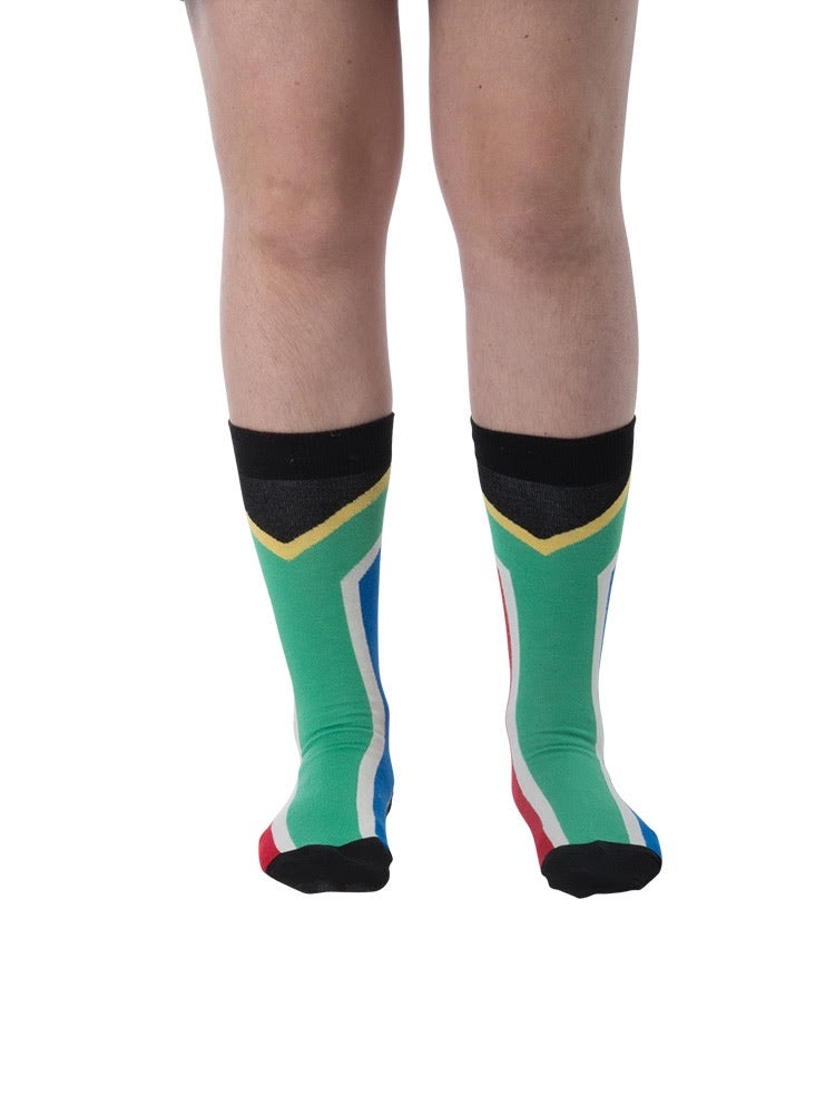 South African Flag Sock (4-7)